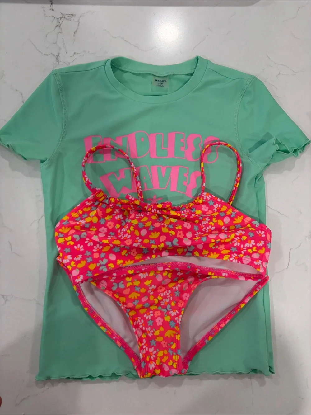 Old Navy/Quince Kids Swim Lot Like New (2 - sz. 8) (6 - sz. 6). 8 Total